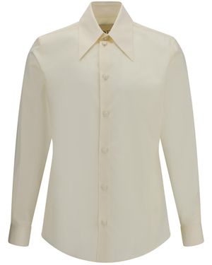 Valentino Button-Up Long-Sleeved Shirt - White