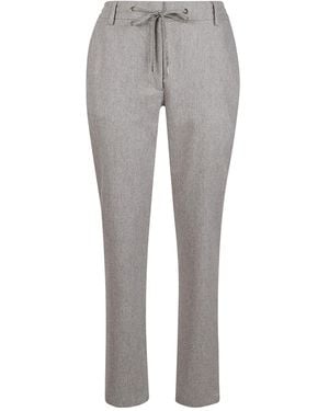 Eleventy Drawstring Dress Trousers - Grey