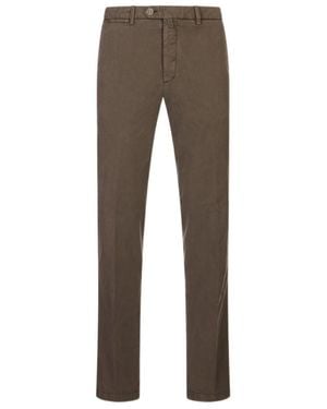 Kiton Casual Pants With Belt Loops - Gray
