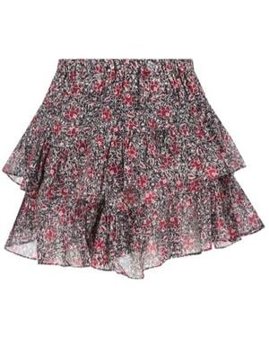 Isabel Marant Isabel Marant Étoile Jacadia Ruffled Shorts - Purple