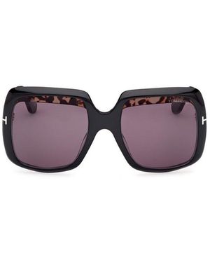 Tom Ford Eyewear Square-Frame Sunglasses - Purple