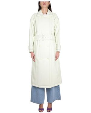 STAND Logo Coat - White