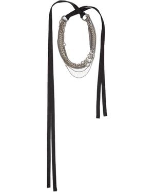 Ann Demeulemeester Chanelles Necklace - White
