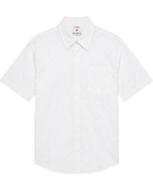 CASABLANCA Chest-Pocket Shirt - White