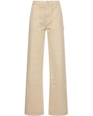 Helmut Lang Belt-Loop Casual Pants - Natural