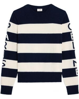 Celine Crewneck Jumper - Blue