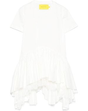 Marques'Almeida Ruffled T-Shirt - White