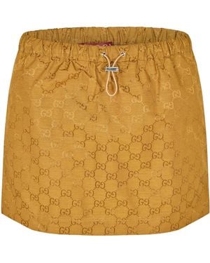 Gucci Stylish Mini Skirt - Metallic