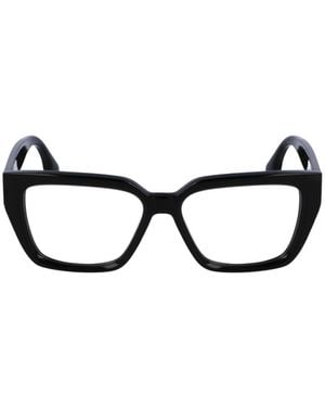 Victoria Beckham Eyewear Angular Rectangle Glasses - White