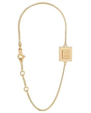 Celine Alphabet E Bracelet - White