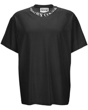Versace Jeans Couture Short-Sleeved T-Shirt - Black
