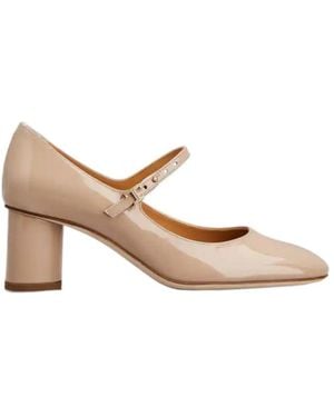 Tod's T-Bar Pumps - Natural