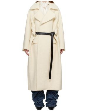 Jean Paul Gaultier The Long Gaultier Double-Breasted Coat - Natural