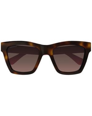 Gucci Eyewear Square-Frame Sunglasses - Multicolor