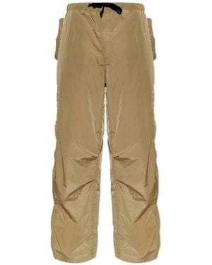 Palm Angels Straight Leg Cargo Trousers - Natural