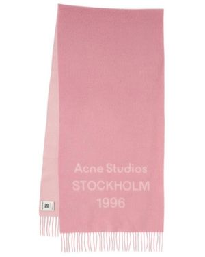 Acne Studios 1996 Wool Scarf - Pink