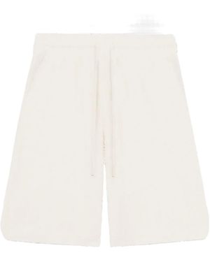 Drole de Monsieur Drôle De Monsieur Drawstring Shorts - White