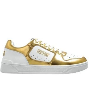 Versace Jeans Couture Metallic-Panel Trainers
