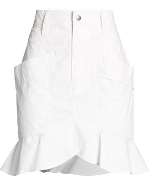 Isabel Marant Simple Solid Colour Skirt - White
