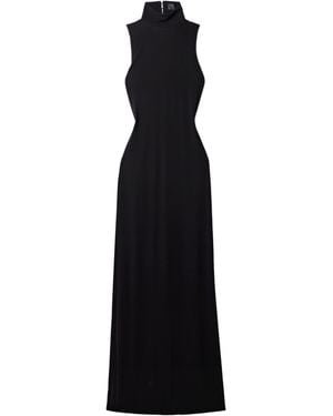 Nili Lotan Reid Open-Back Stretch-Jersey Maxi Dress - Black