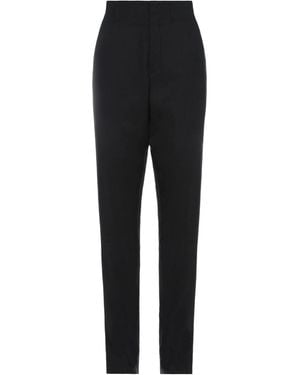 Isabel Marant Solid-Color Twill Casual Pants - Black