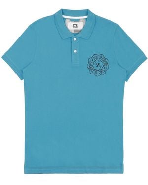 Iceberg Logo Polo Shirt - Blue