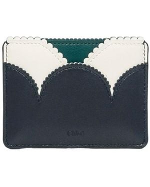 Chloé Linda Card Holder Card Package - Blue