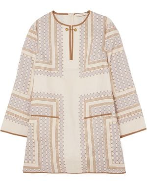 Zimmermann Printed Mini Dress - Natural