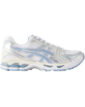 Asics Rubber-Trimmed Mesh Sneakers - Blue