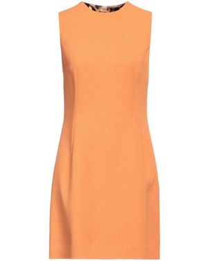 Dolce & Gabbana Crepe Flared Dress - Orange