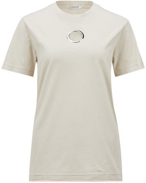Moncler X Willow Smith Ring-Detailed Crewneck T-Shirt - White
