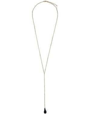 TOTEME Totême Dropped Y-Shaped Necklace - White
