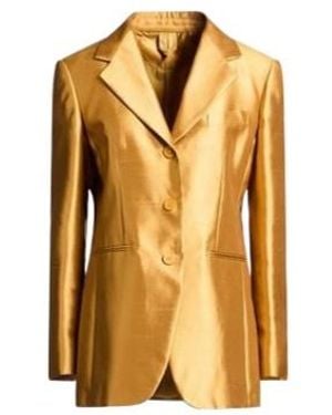 Max Mara Single-Breasted Blazer - Metallic
