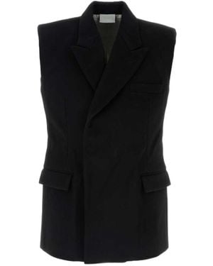 VTMNTS Sleeveless Wool Jacket - Black