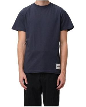 Jil Sander Crew Neck T-Shirt - Blue