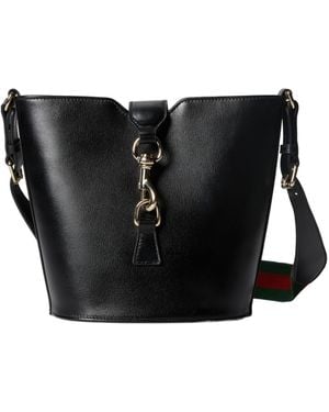 Black gucci bucket bag hotsell