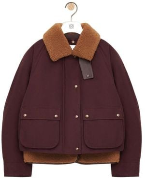 Loewe Two-Layer Jacket With Vest - Red