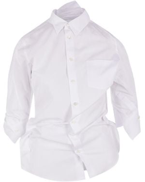 Junya Watanabe Asymmetrical Shirt - White