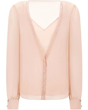 Valentino Long-Sleeved Shirt - Pink