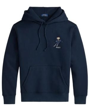 Polo Ralph Lauren Graphic-Print Hoodie - Blue