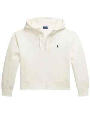 Polo Ralph Lauren Zip-Fastening Hoodie - White