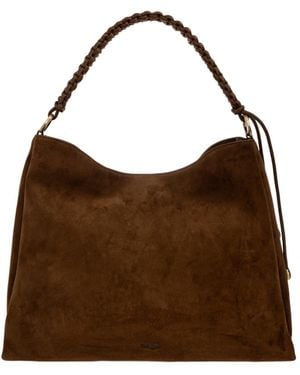 Cult Gaia Logo Tote Bag - Brown