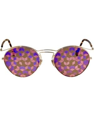 Dior Animal Print Sunglasses - Pink