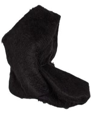 Rick Owens Asymmetric Ruched Top - Black