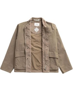 Norse Projects Gribskov Windstopper Collared Casual Jacket - Brown