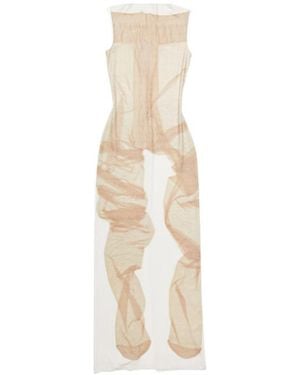 Acne Studios Mock-Neck Maxi Dress - White