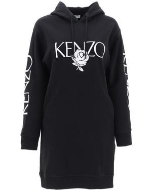 KENZO Logo Printed Jumper Dress - Black
