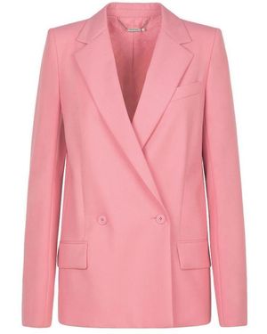 Givenchy Double Breasted Tailored Blazer - Pink