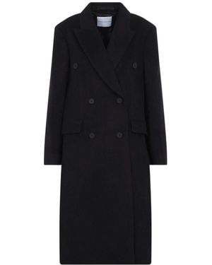 Studio Nicholson Double-Breasted Coat - Black