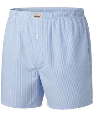 Gucci Logo-Patch Boxers - Blue